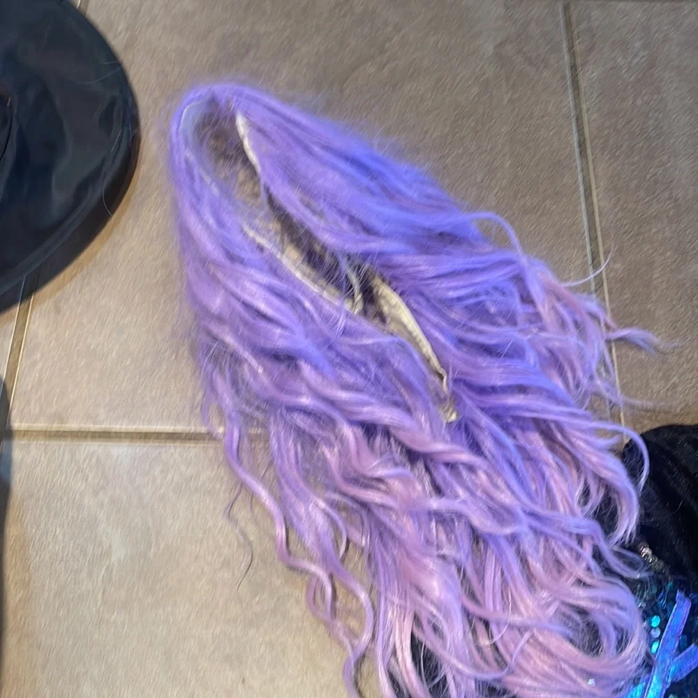 Spirit Witch Costume Hat and Wig! 10